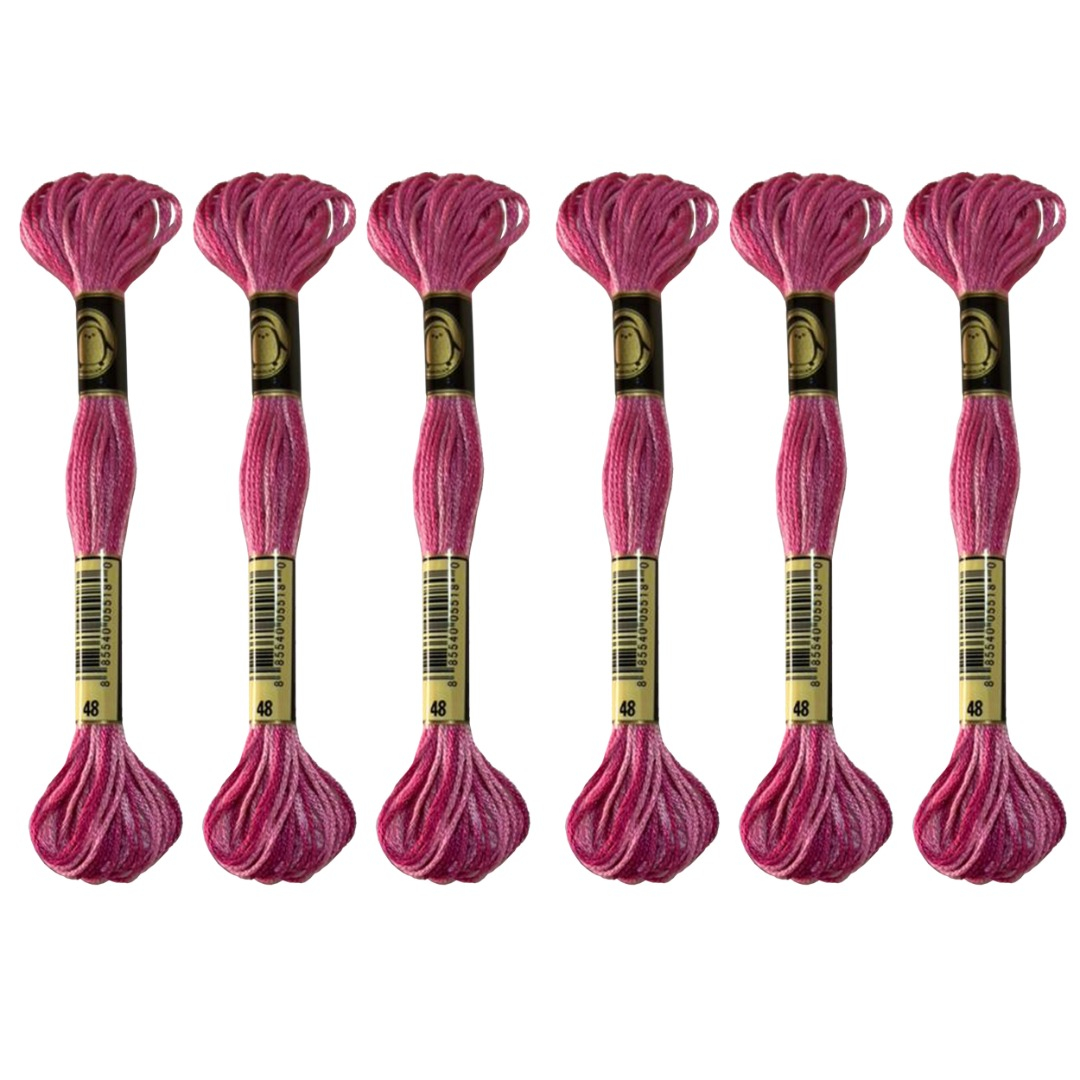 نخ گلدوزی پنگوئن مدل PNG-06 کد P-48 مجموعه 6 عددی