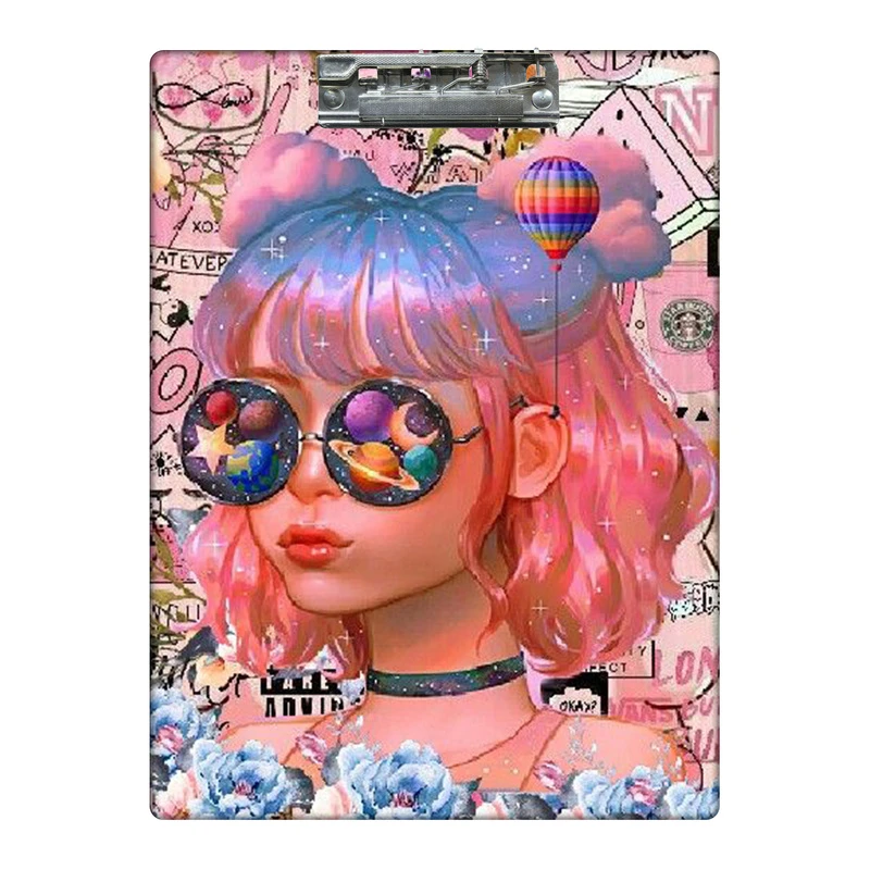 تخته شاسی طرح دختر کهکشانی کد 2130101 سایز A4