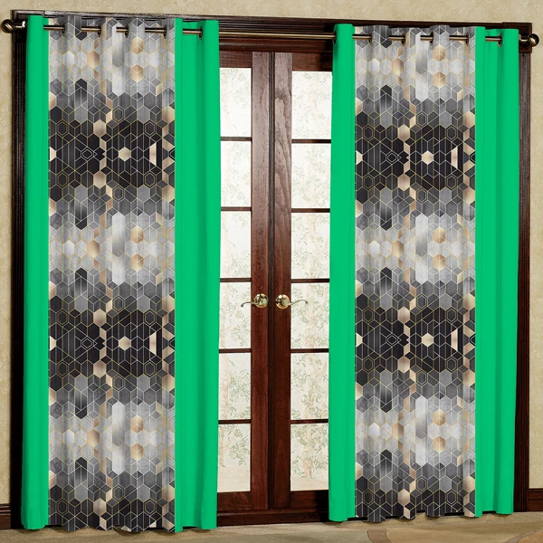 پرده مدل مخمل پانچی کد 7660 سایز 280x140 سانتی متر