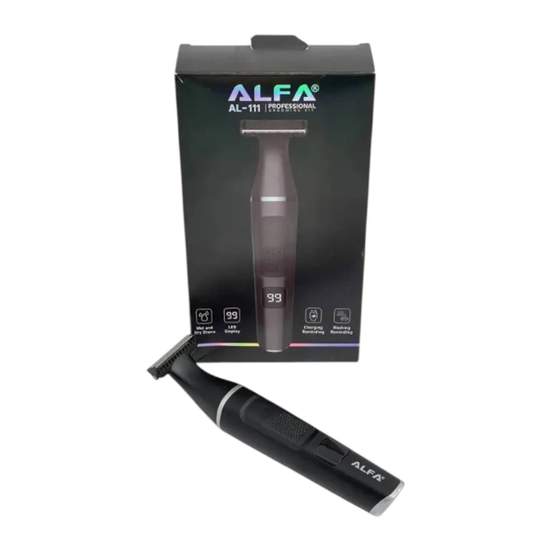 عکس شماره 3 : ماشین اصلاح موی بدن و صورت ألفا مدل al-111 3in1