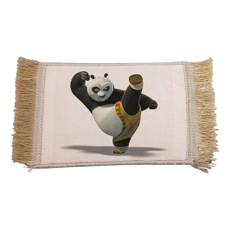 فرش ماشینی دیوارکوب مدل پاندا کونگ فو کار کد 40