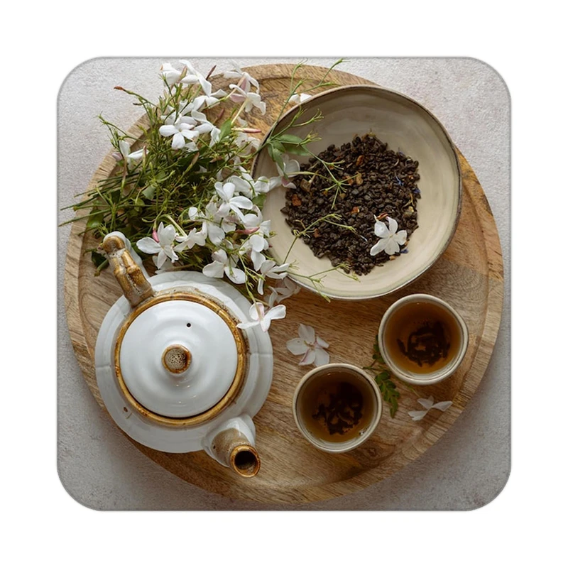 زیر لیوانی کاکتی طرح گل مدل mp19254