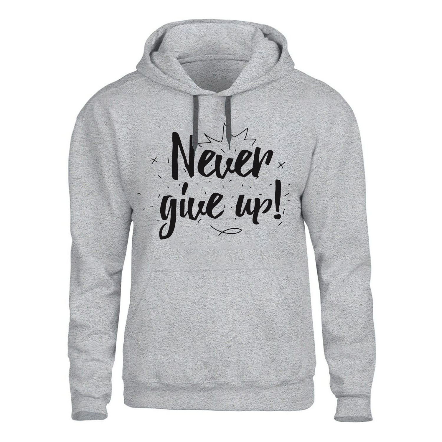 هودی مردانه مدل 2584 کد J245 رنگ طوسی