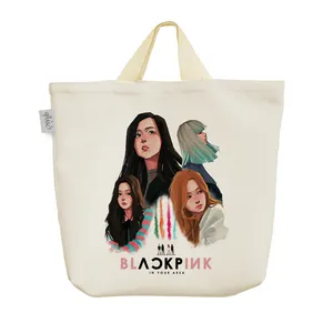 ساک خرید خندالو مدل بلک پینک کد 1494