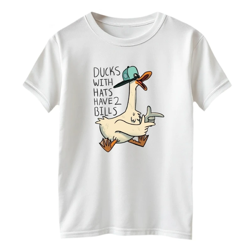 تی شرت آستین کوتاه بچگانه مدل اردک کلاهدار