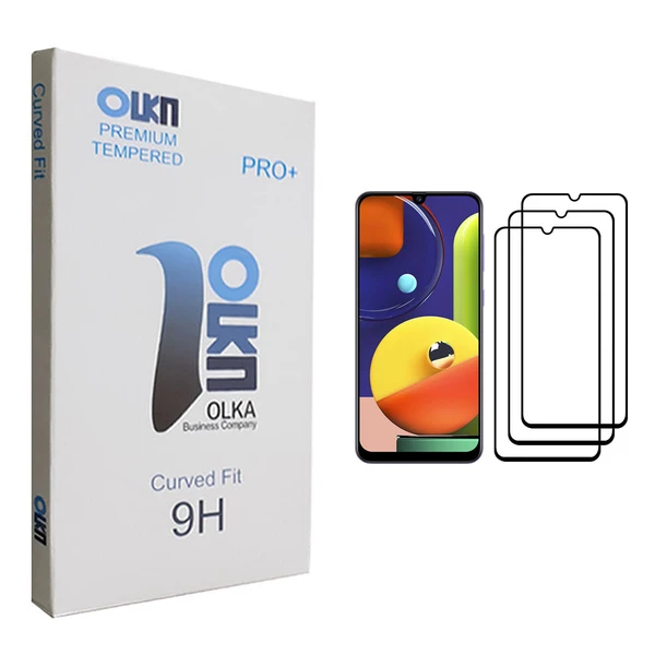 محافظ صفحه نمایش الکا مدل +PRO مناسب برای گوشی موبایل سامسونگ Galaxy A50s بسته سه عددی