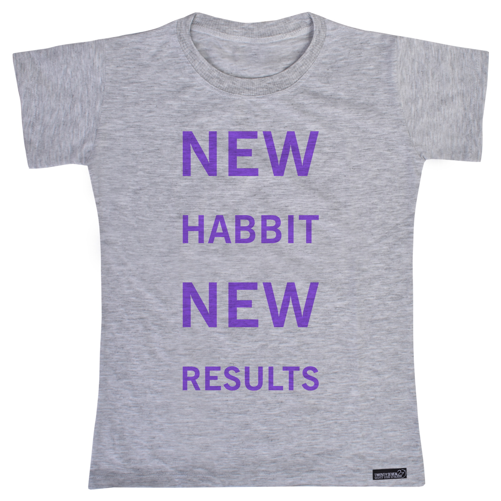تی شرت آستین کوتاه دخترانه 27 مدل New Habbit کد MH1537