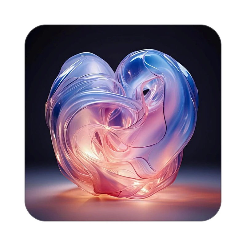 زیر لیوانی کاکتی مدل عاشقانه کد mp11177