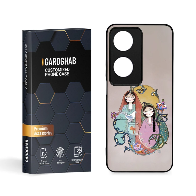 کاور گارد قاب مدل دخترانه مناسب برای گوشی موبایل آنر X7B