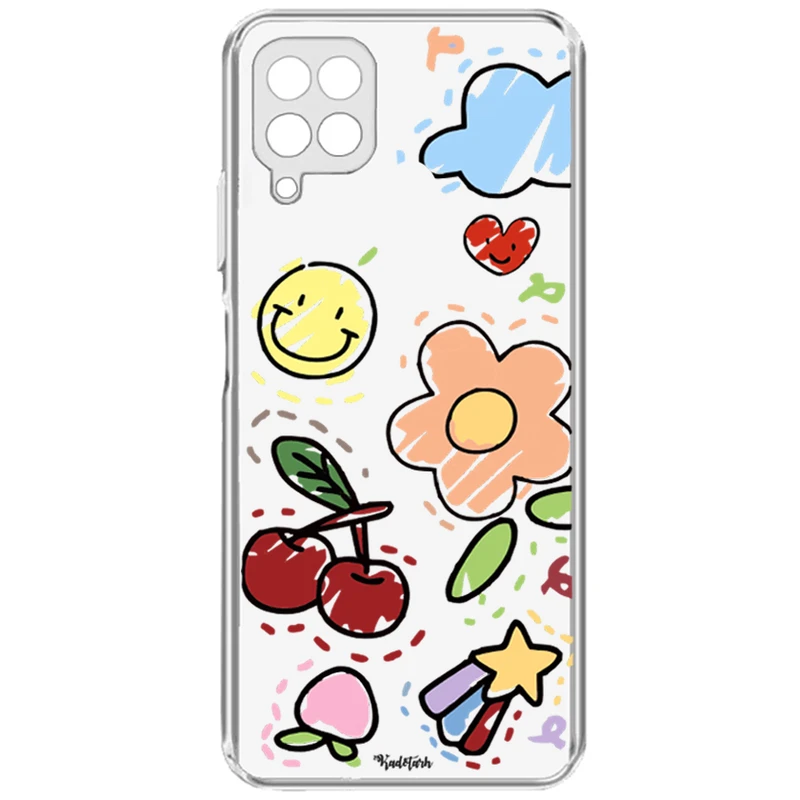 کاور طرح Funny Stickers مناسب برای گوشی موبایل سامسونگ  Galaxy A22 4G