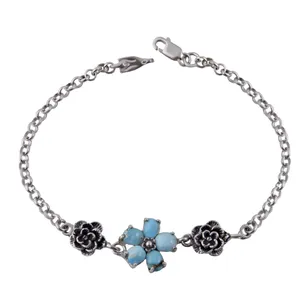   دستبند نقره زنانه بازرگانی میلادی کد DP_060