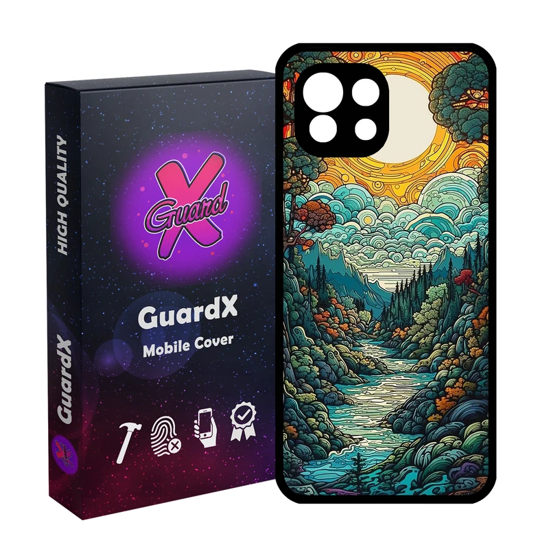 کاور گارد ایکس طرح منظره مدل Glass10767 مناسب برای گوشی موبایل شیائومی  Mi 11 Lite