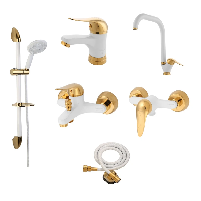 ست شیرآلات ترنم مدل ارکیده ST2 مجموعه 6 عددی 