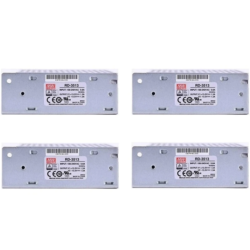 منبع تغذیه دو خروجی 13.5± ولت 1.3 آمپر مینول مدل RD-3513 مجموعه 4 عددی