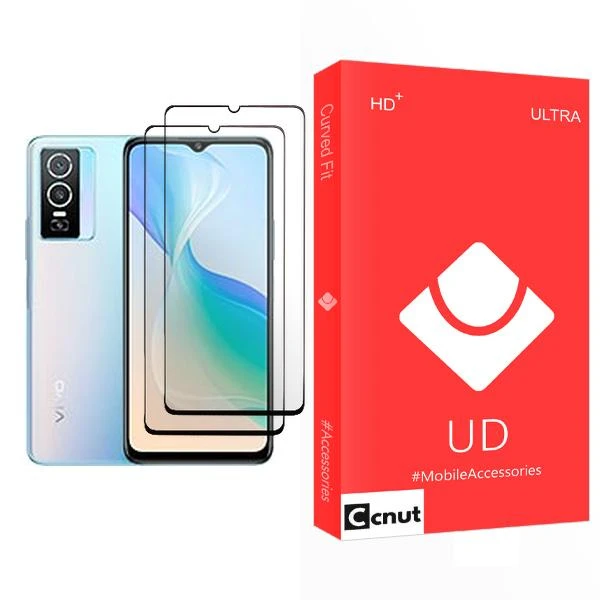 محافظ صفحه نمایش سرامیکی کوکونات مدل UD Glass2 مناسب برای گوشی موبایل ویوو Y76 5G بسته دو عددی