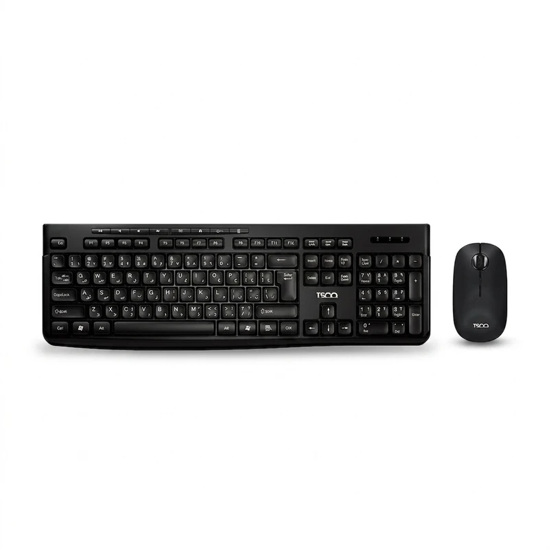 ماوس و کیبورد بی سیم تسکو مدل tkm 7027w