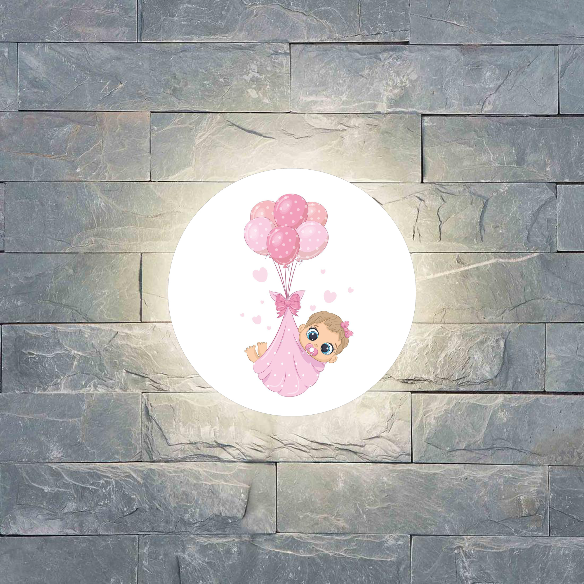 چراغ خواب کودک مدل فانتزی دیواری دخترانه کد201