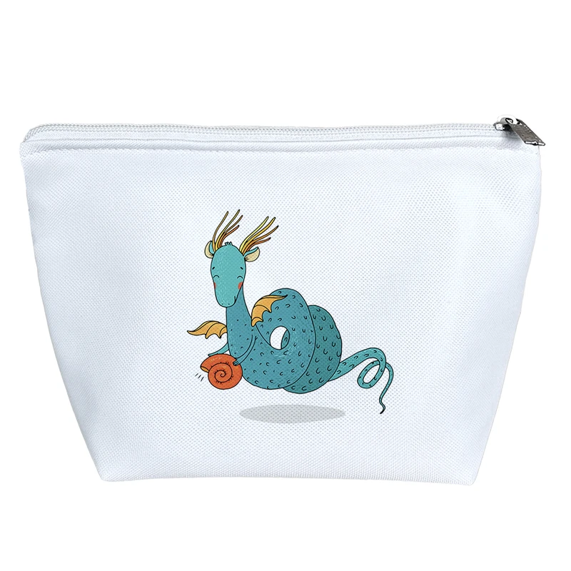 کیف لوازم آرایش دخترانه خندالو مدل اژدهای بامزه کد H1369