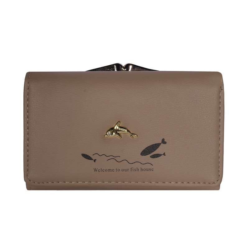 کیف پول زنانه مدل دهنه دار کد 06