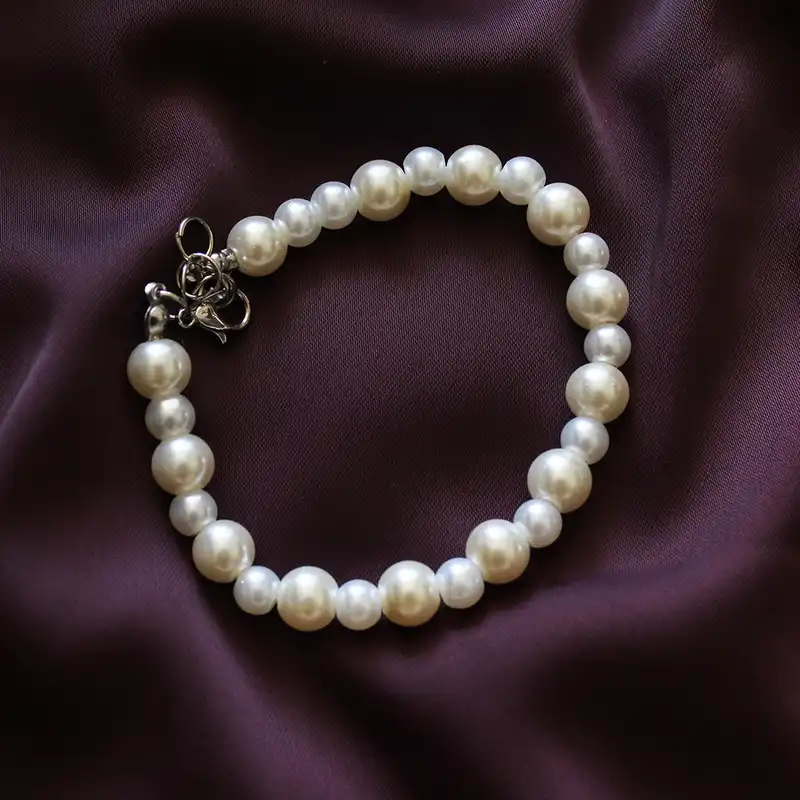 دستبند زنانه مدل مروارید کد M0001