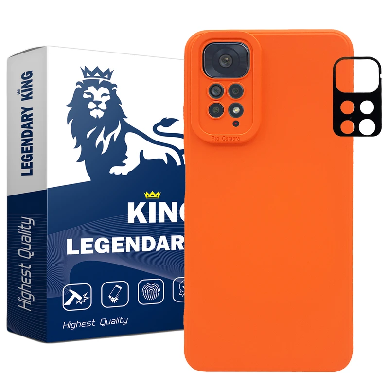  کاور لاین کینگ مدل Silikoni2022 مناسب برای گوشی موبایل شیائومی Redmi Note 11 Global / Note 11S به همراه  محافظ لنز