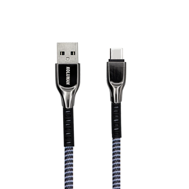 کابل تبدیل USB به USB-C کلومن مدل DK - 39 طول 1 متر