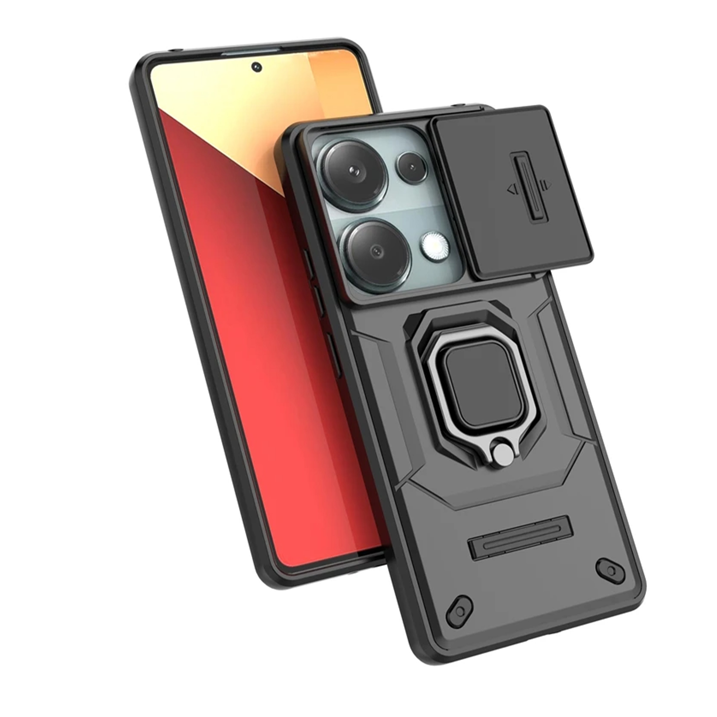 کاور سامورایی مدل Shockproof مناسب برای گوشی موبایل شیائومی Redmi Note 13 Pro 4G / Poco M6 Pro 4G