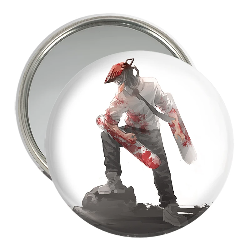 آینه جیبی خندالو مدل دنجی انیمه مرد اره ای Chainsaw Man  کد 17858