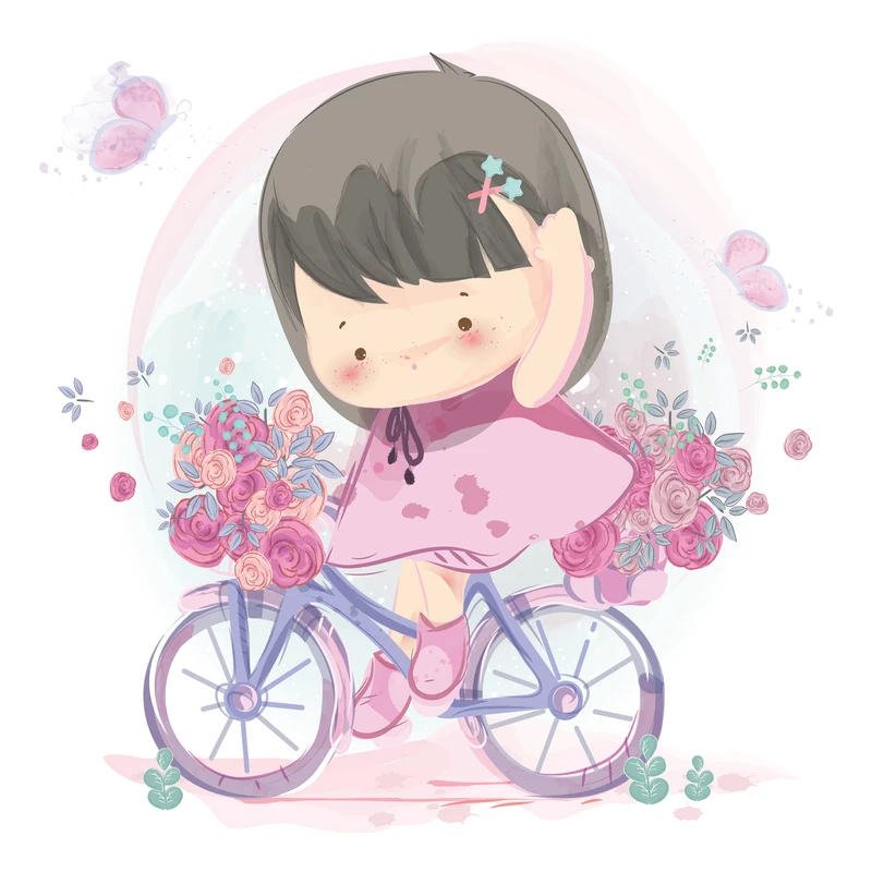 استیکر دیواری کودک مدل بهار