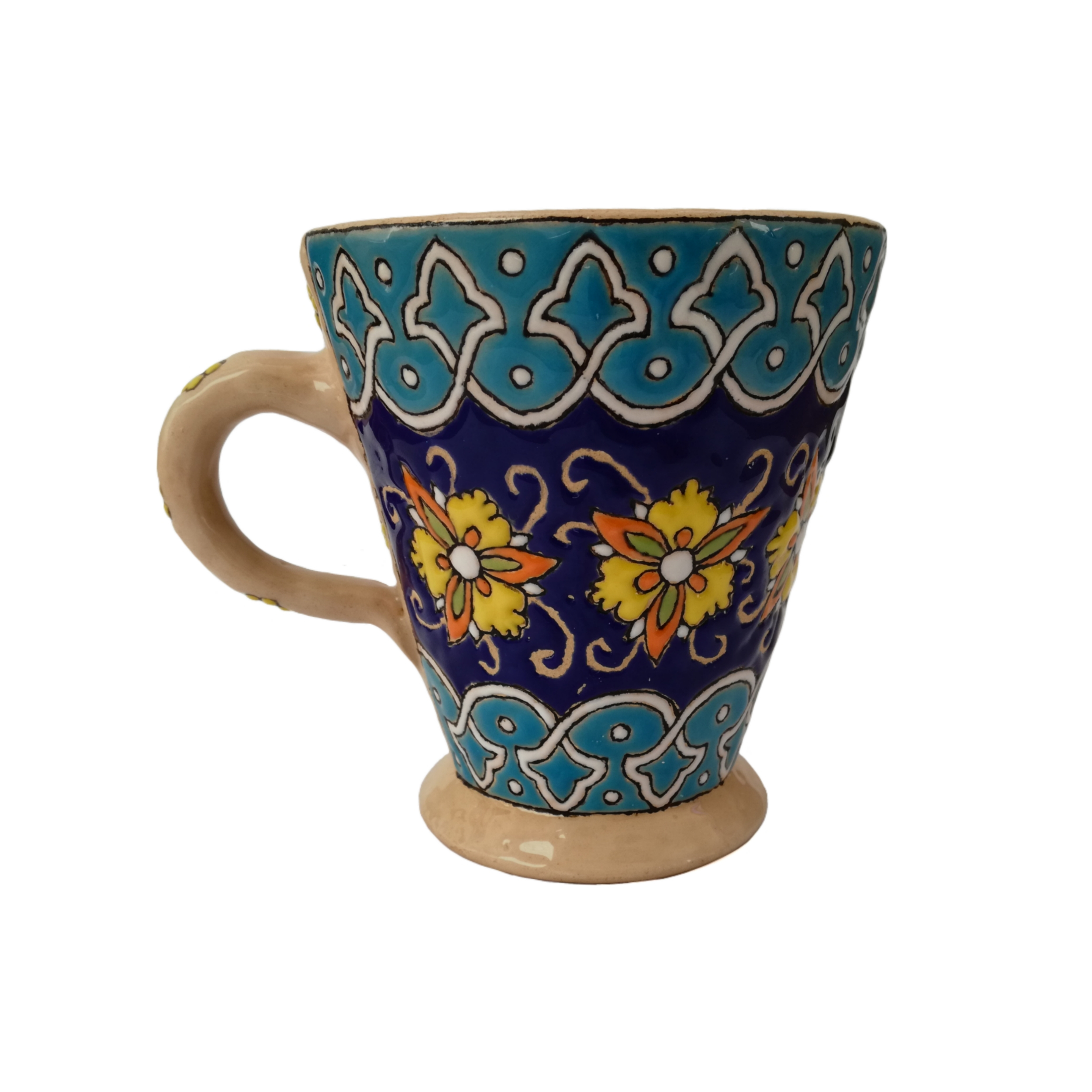 لیوان میناکاری سفالی کد 32