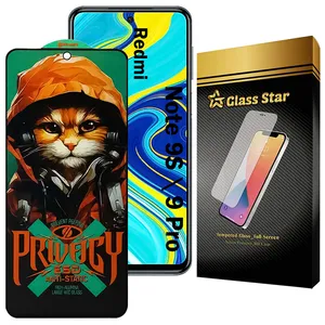 Glass Star CATPRVS Privacy Screen Protector For Xiaomi Redmi Note 9S / Redmi Note 9 Pro