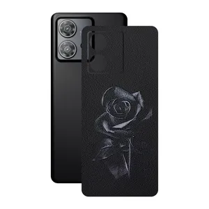 Remax cover sticker Leth model black rose design suitable for Motorola Edge 40 Neo mobile phone