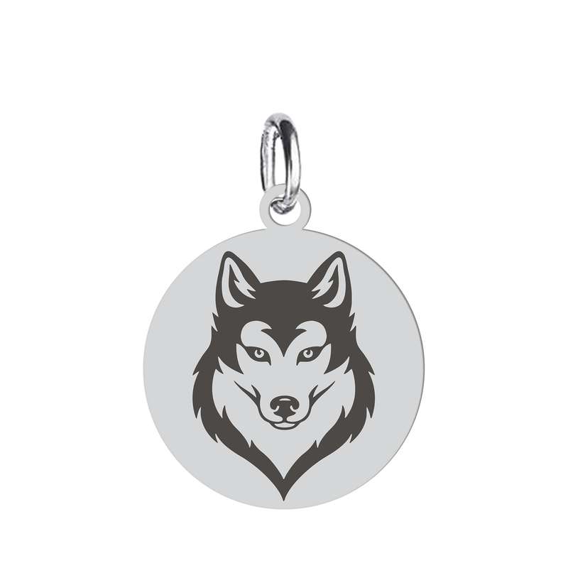 آویز گردنبند هایکا طرح گرگ مدل ha240 آویز گردنبند هایکا طرح گرگ مدل ha240