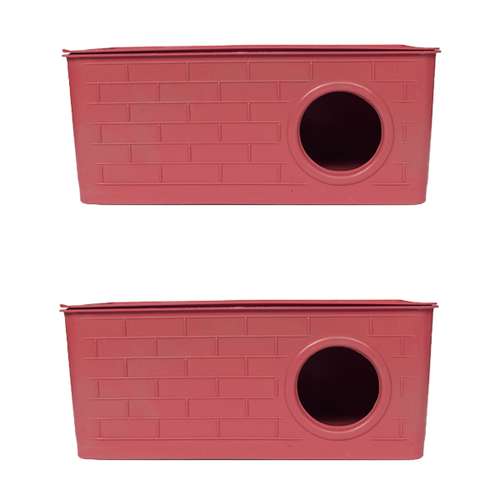 لانه پرنده مدل آشیانه مرغ عشق کد MZ169 بسته دو عددی