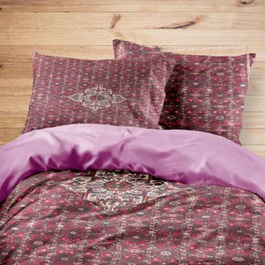 سرویس روتختی مدوپد طرح فرش همدان مدل C-Hamedan21 یک نفره 4 تکه