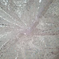 پارچه لباس عرض 1.5 متر مدل تور حریر شیشه ای گیفت رنگ صورتی روشن