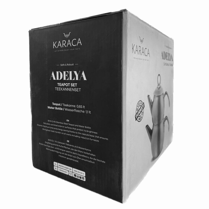 ست کتری و قوری کاراجا مدل مینی Karaca Adelya ست کتری و قوری کاراجا مدل مینی Karaca Adelya