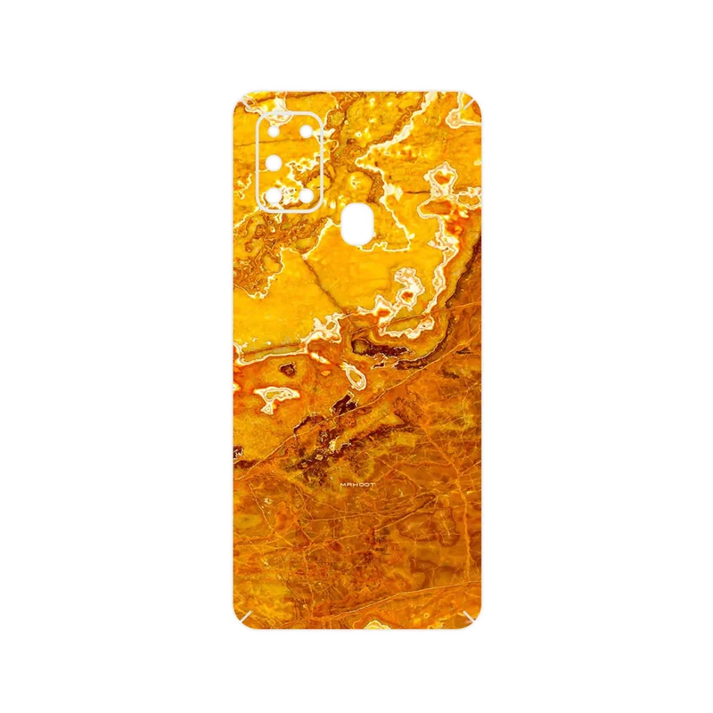 برچسب پوششی ماهوت مدل Gold Marble مناسب برای گوشی موبایل سامسونگ Galaxy A21s