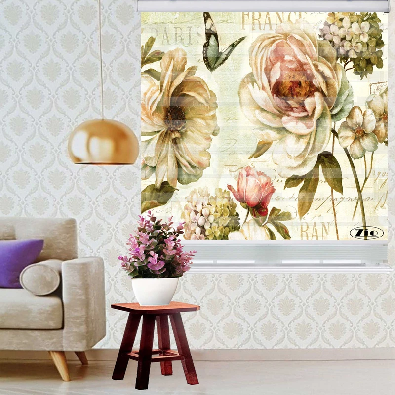 پرده زبرا زیو کد 3D1107 سایز 150x200 سانتی متر