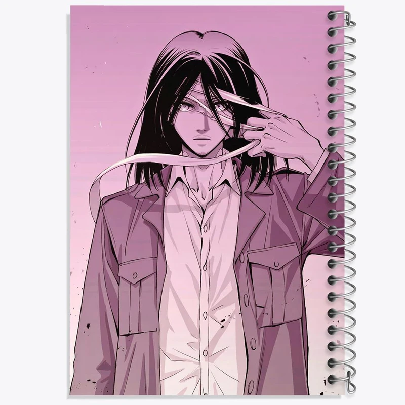دفتر مشق 100 برگ خندالو طرح ارن یگر انیمه اتک آن تایتان Attack on Titan کد 10975