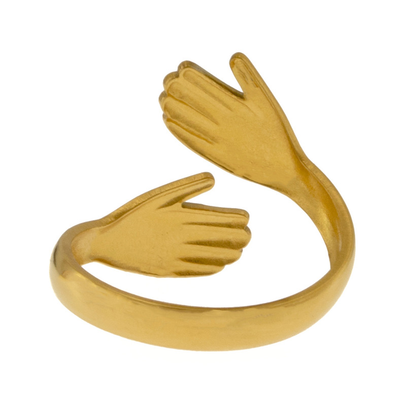 انگشتر زنانه برانت طرح آغوش عشق انگشتر زنانه برانت طرح آغوش عشق