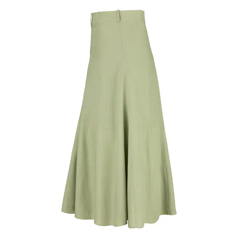 دامن زنانه سرژه مدل 210213 رنگ سبز روشن