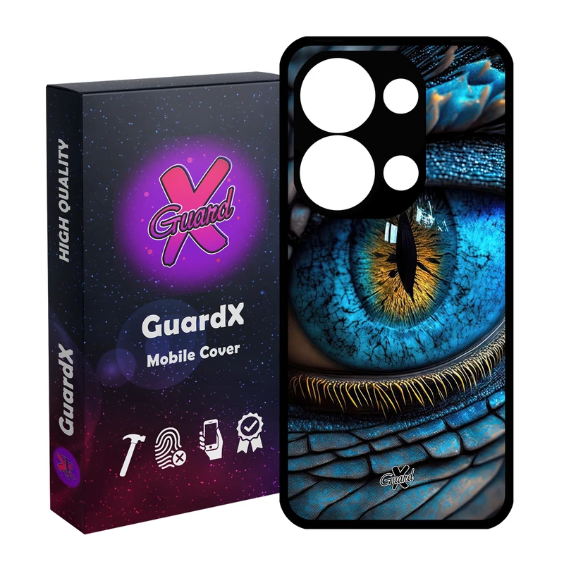 کاور گارد ایکس طرح چشم مدل Glass10620 مناسب برای گوشی موبایل شیائومی Redmi Note 13 Pro 4G / Poco M6 Pro 4G