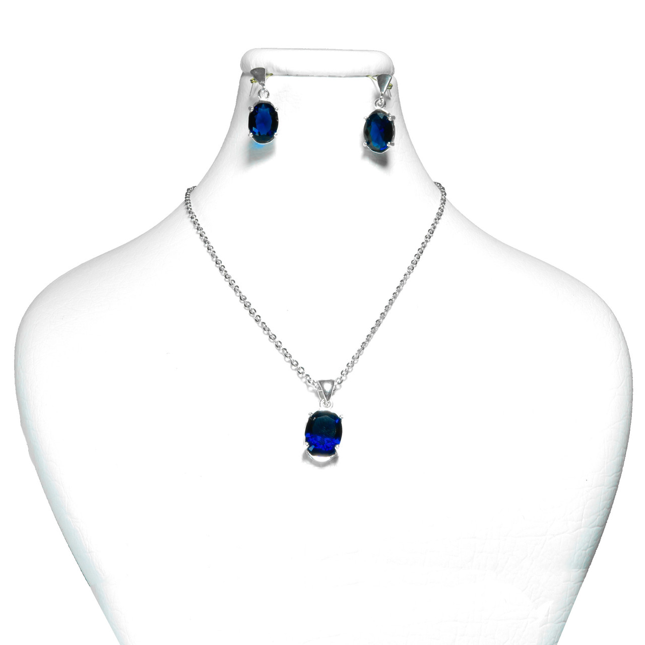 نیم ست نقره زنانه کد AV173-S10 C2