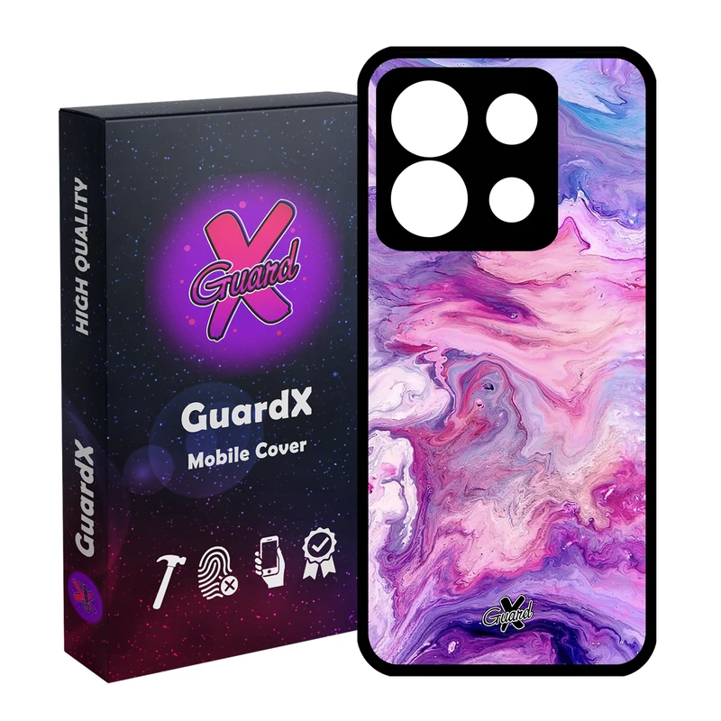 کاور گارد ایکس طرح ماربل مدل Glass10303 مناسب برای گوشی موبایل شیائومی Redmi Note 13 5G