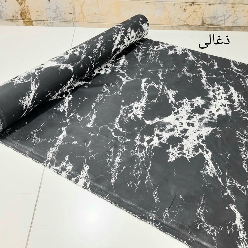سرویس ملحفه مدل کشدوز niki04.25 طرح ماربل کد 120 یک نفره دو تکه