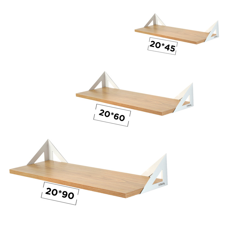 شلف دیواری دینیال مدل SET123 مجموعه 3 عددی شلف دیواری دینیال مدل SET123 مجموعه 3 عددی