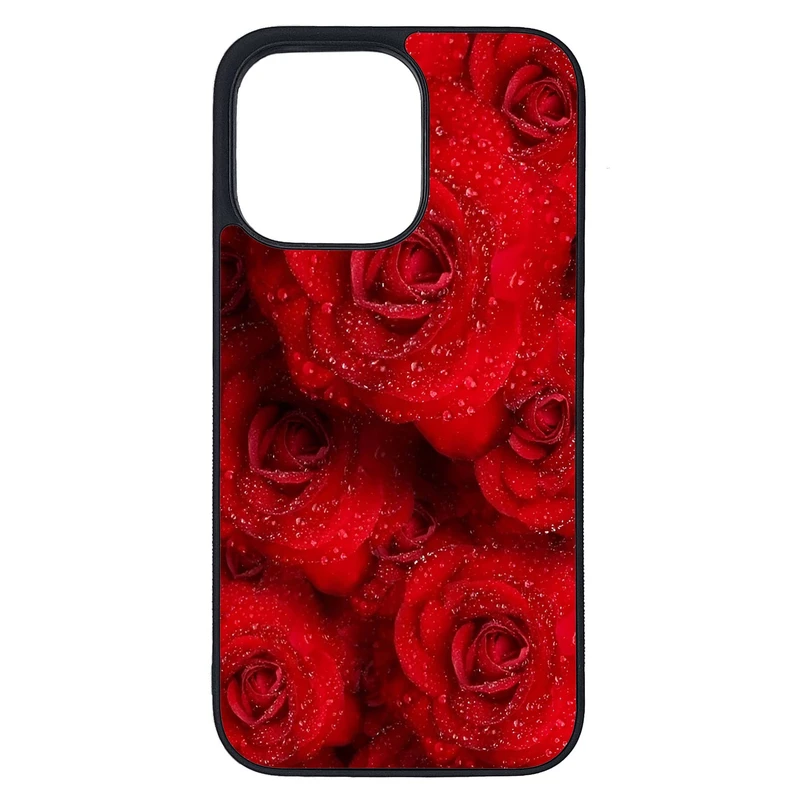 کاور طرح گل رز کد G-012 مناسب برای گوشی موبایل اپل iPhone 13 Pro