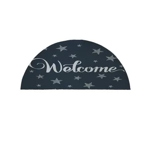 پادری مدل نیم دایره طرح Welcome کد 8482 سایز 90×45 سانتی متر