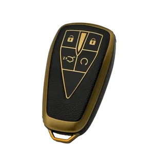 کاور ریموت و سوئیچ خودرو ام ار جی مدل 703 طرح چرمی مناسب برای چانگان CS35